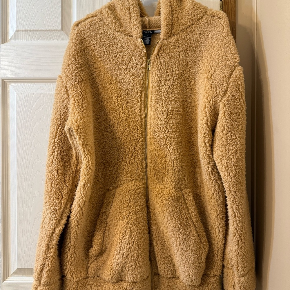 Rue21 Beige Sherpa Jacket